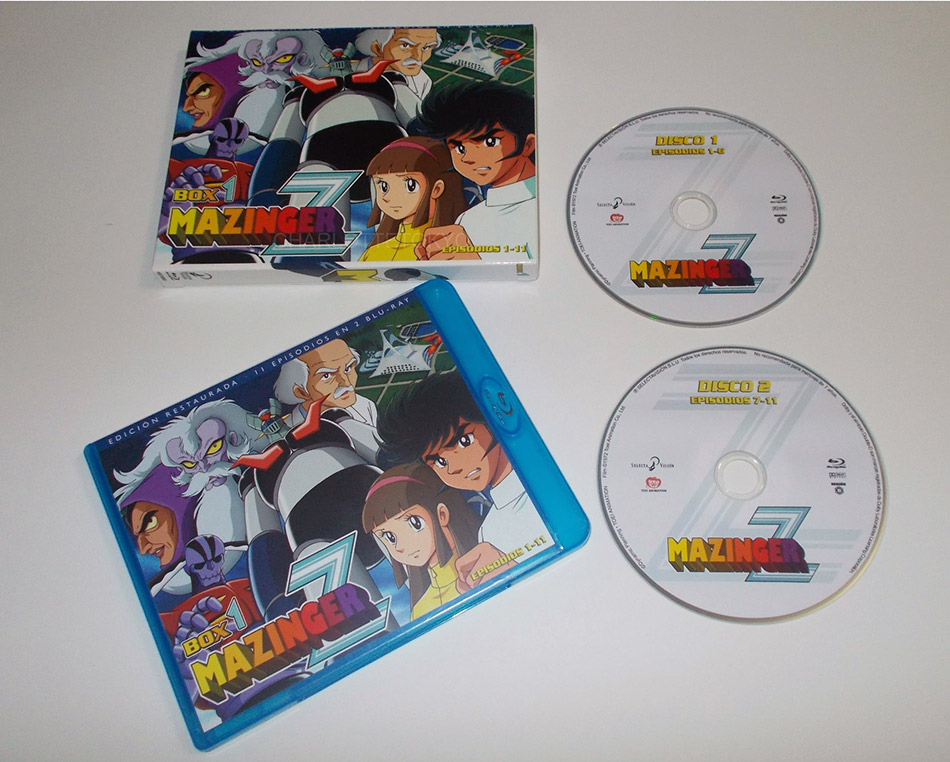 Fotografías del Box 1 de Mazinger Z en Blu-ray 16