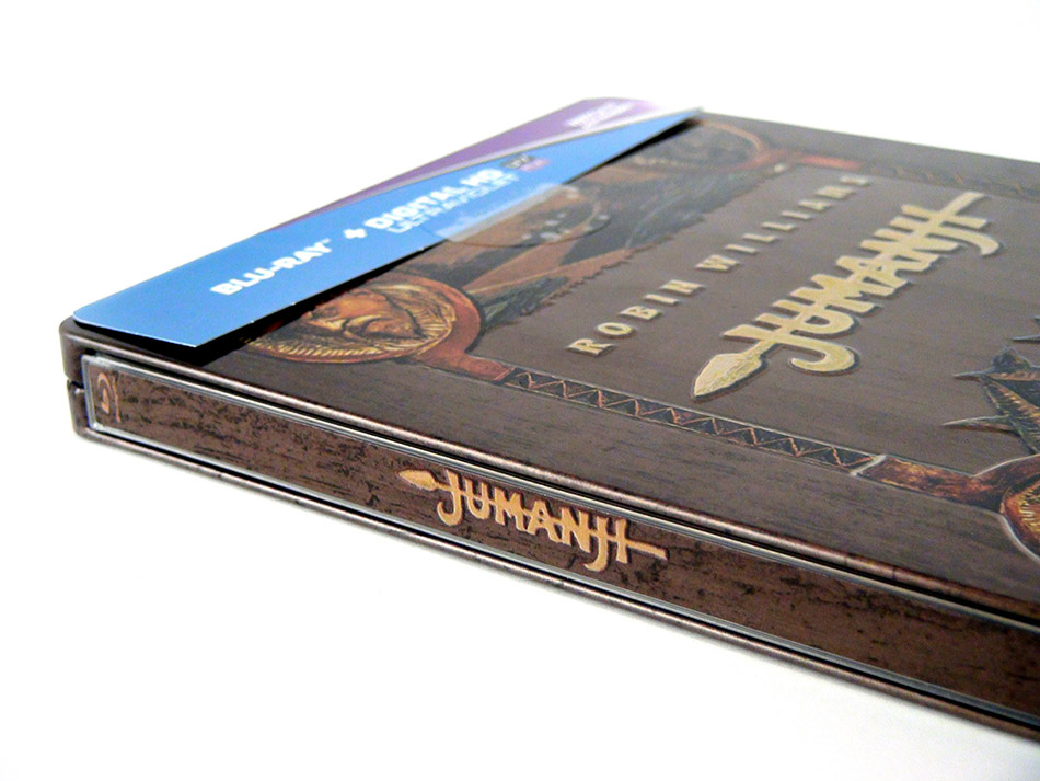 Fotografías del Steelbook de Jumanji en Blu-ray 4