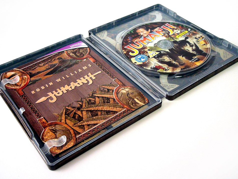 Fotografías del Steelbook de Jumanji en Blu-ray 14