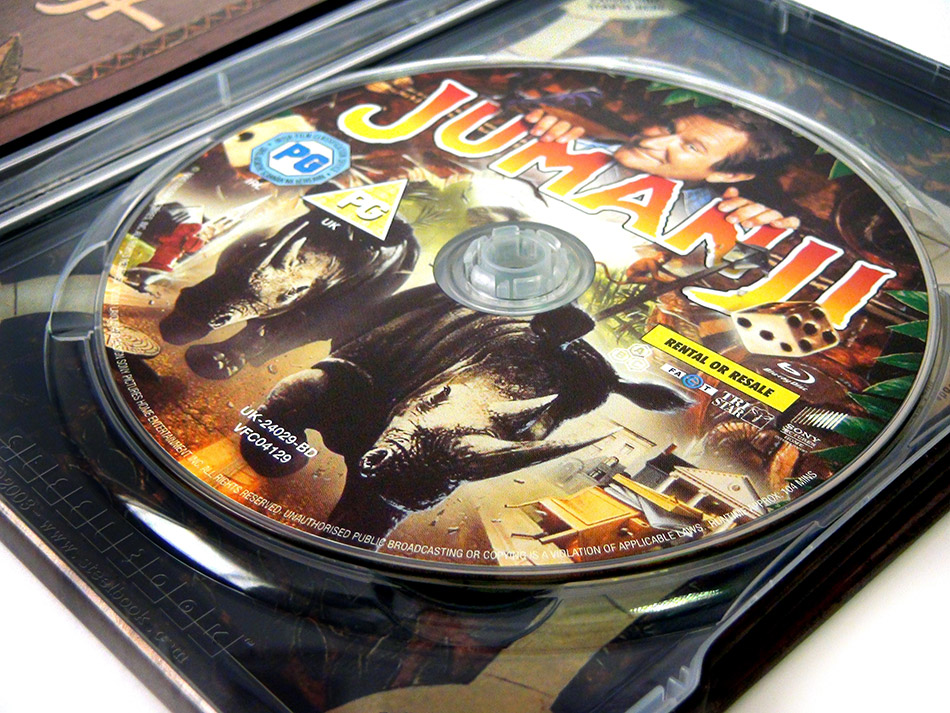 Fotografías del Steelbook de Jumanji en Blu-ray 15
