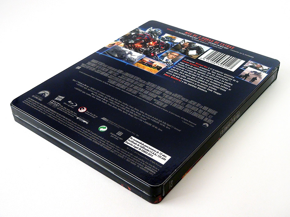 Fotografías del Steelbook de Transformers: La Era de la Extinción en Blu-ray 7
