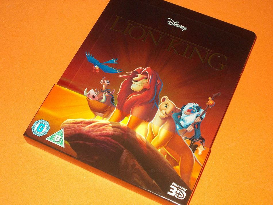 Fotografías del Steelbook de El Rey León en Blu-ray 3D y 2D (UK)