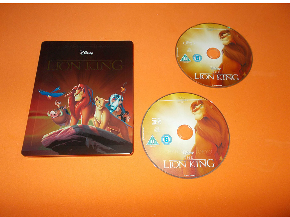 Fotografías del Steelbook de El Rey León en Blu-ray 3D y 2D (UK) 12