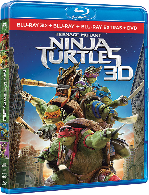 Más información de Ninja Turtles en Blu-ray