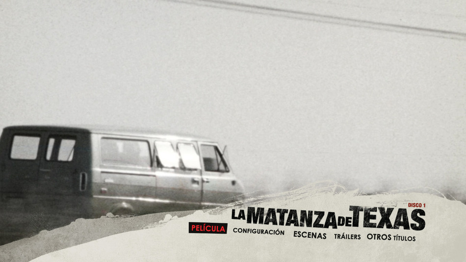 Capturas de imagen de La Matanza de Texas 40º Aniversario en Blu-ray Menú