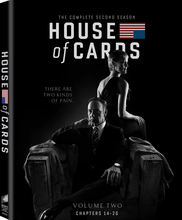 Anuncio oficial del Blu-ray de House of Cards - Segunda Temporada