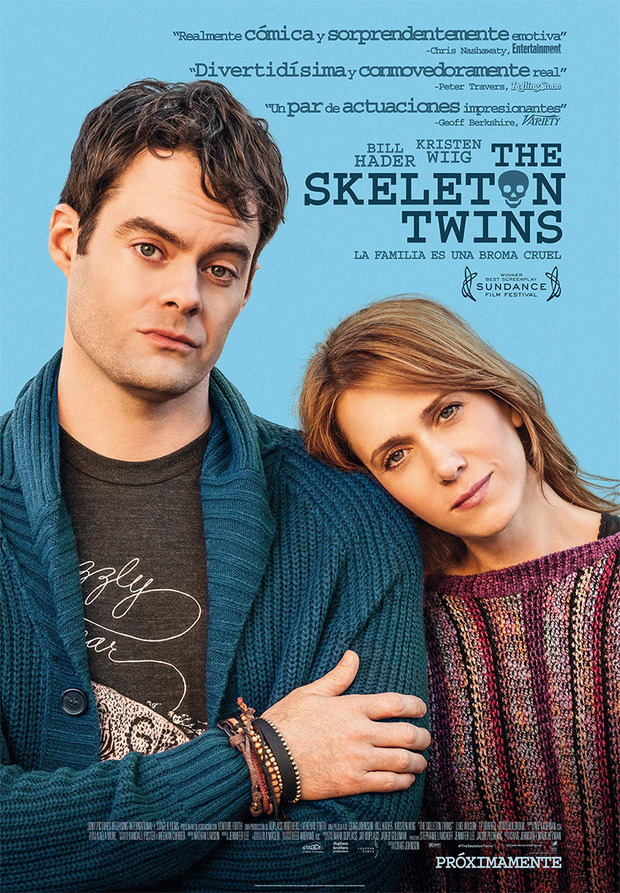 Anuncio oficial del Blu-ray de The Skeleton Twins