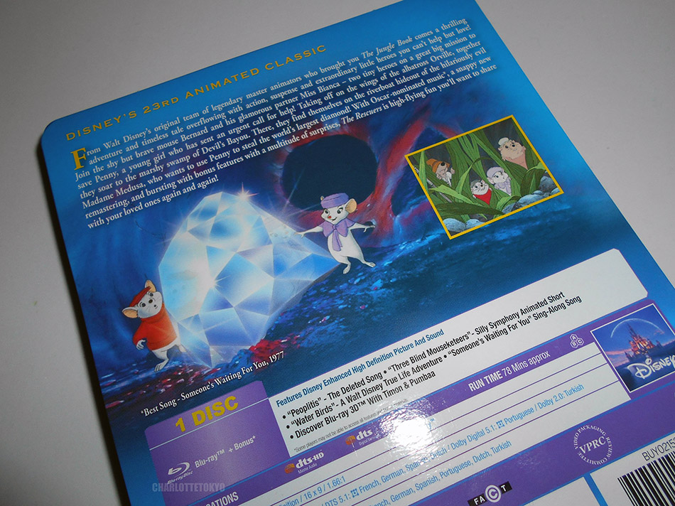 Fotografías del Steelbook de Los Rescatadores en Blu-ray (UK) 4