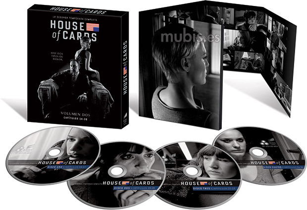 Detalles de la caja de House of Cards - Segunda Temporada en Blu-ray
