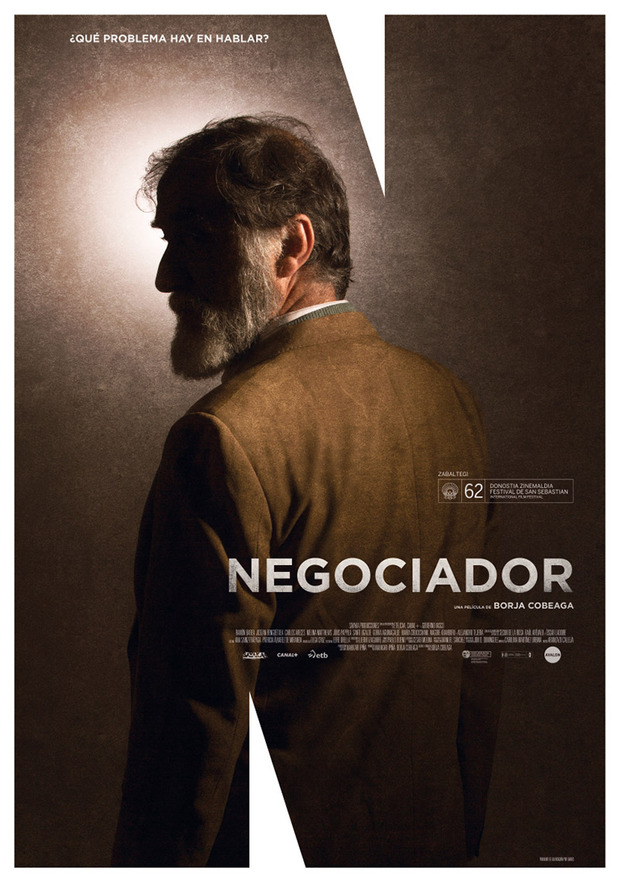 Teaser tráiler y póster de Negociador, de Borja Cobeaga