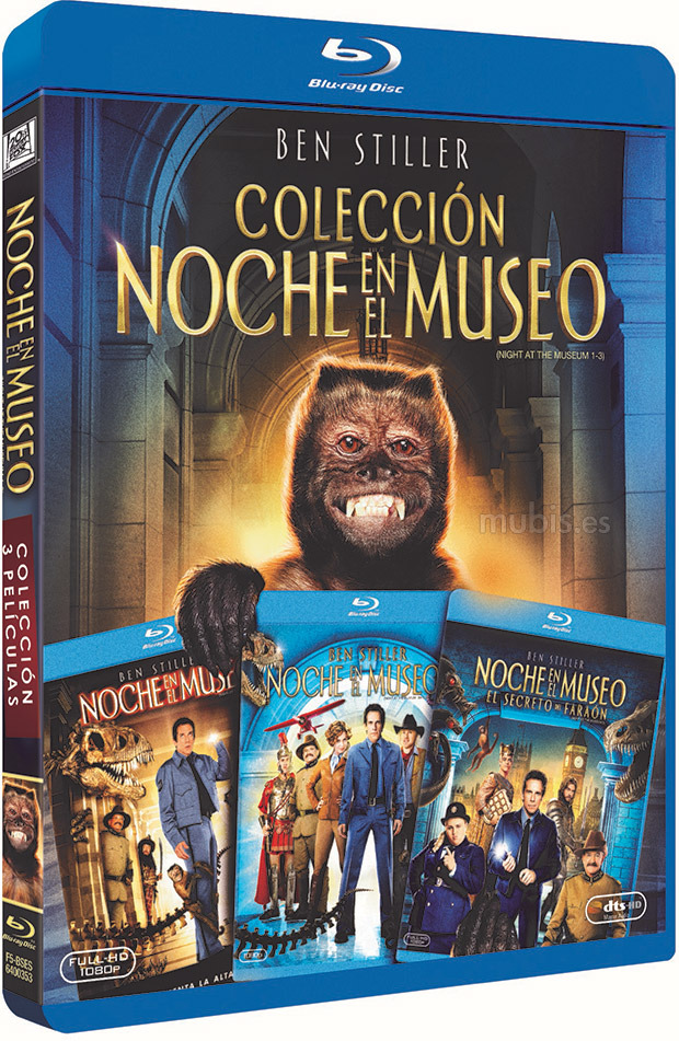 Fecha y carátula de Noche en el Museo: El Secreto del Faraón en Blu-ray