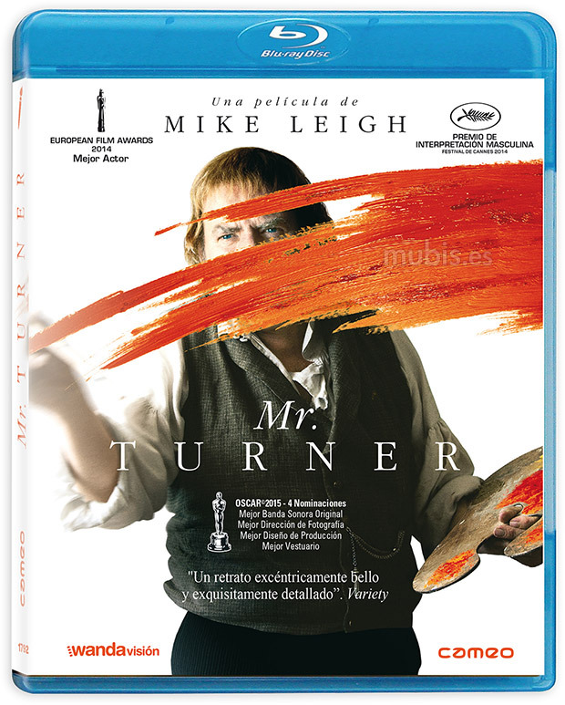 Datos de Mr. Turner en Blu-ray