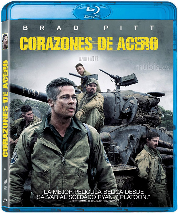 Detalles del Blu-ray de Corazones de Acero