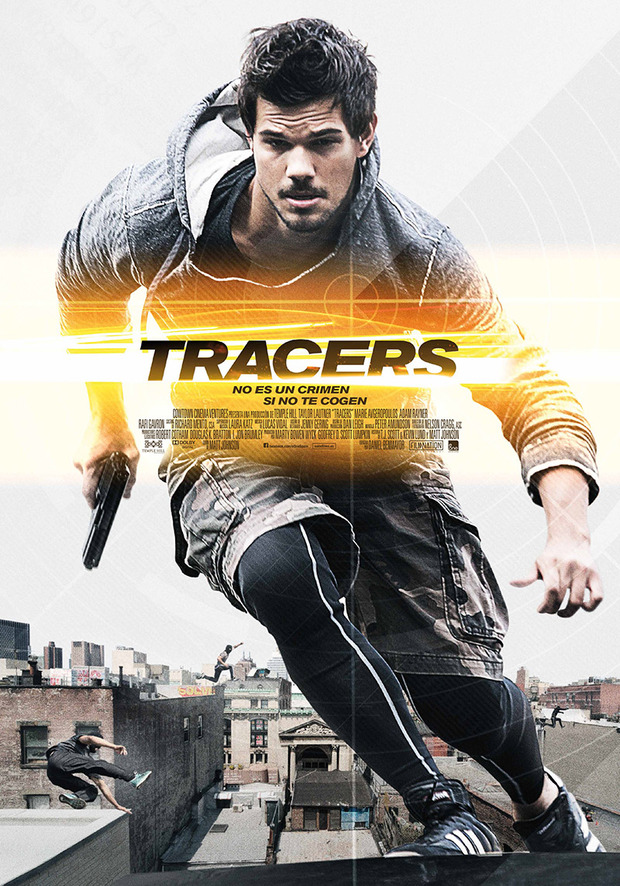 Tráiler y póster de Tracers con Taylor Lautner