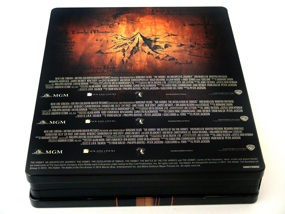 Fotografías del Steelbook con la Trilogía de El Hobbit en Blu-ray 13