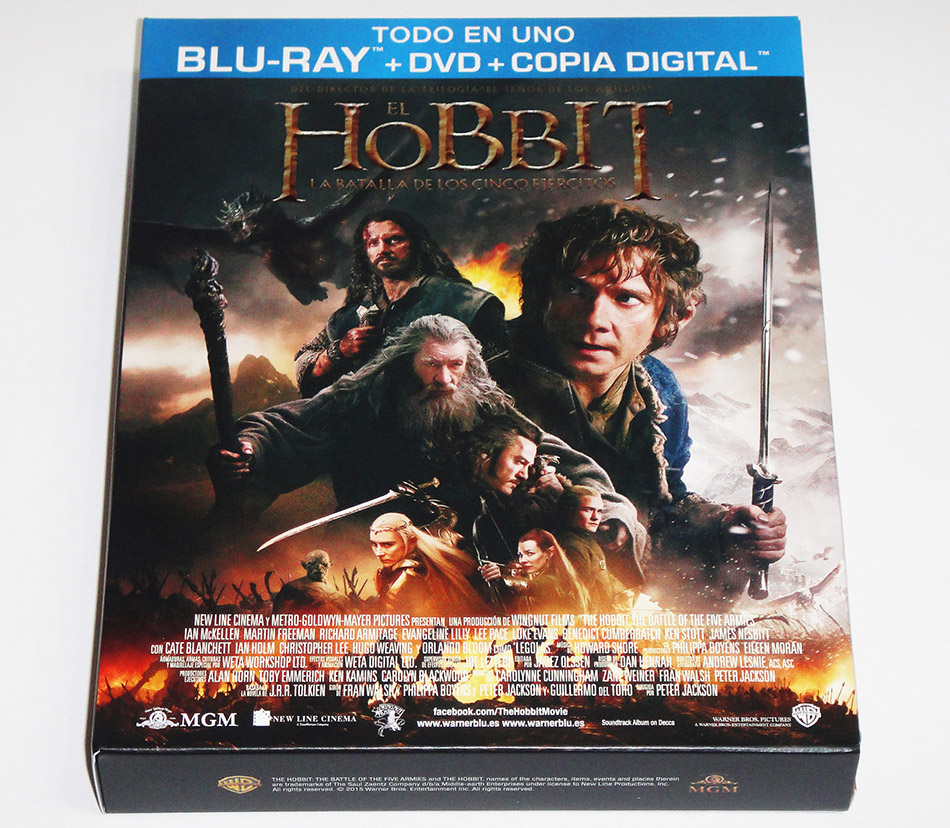 Fotografías de la edición especial de El Hobbit: La Batalla de los Cinco Ejércitos en Blu-ray 1