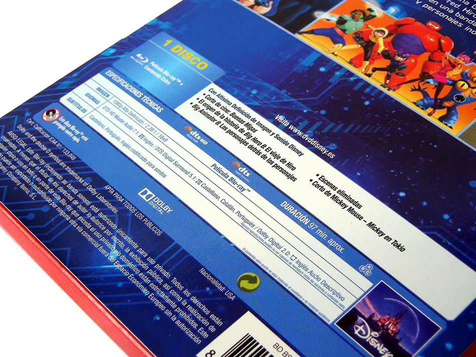 Fotografías del Steelbook de Big Hero 6 en Blu-ray 4