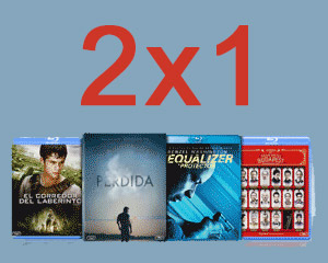 2x1 en Blu-ray de Fox, Sony y eOne en Amazon (mayo 2015)