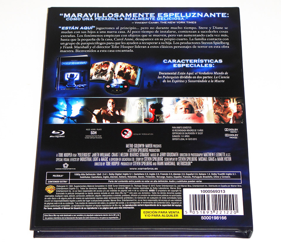 Fotografías del Digibook de Poltergeist en Blu-ray 2