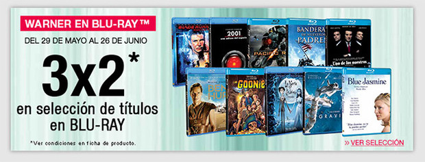 3x2 en una selección de Blu-ray de Warner