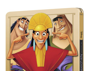 Steelbook exclusivo de Zavvi de El Emperador y sus Locuras en Blu-ray