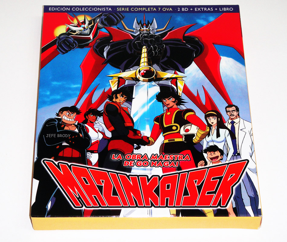 Fotografías de la edición coleccionista de Mazinkaiser en Blu-ray 1