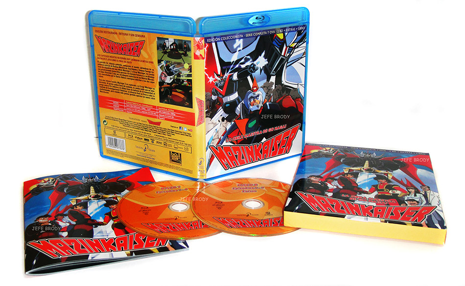 Fotografías de la edición coleccionista de Mazinkaiser en Blu-ray 14