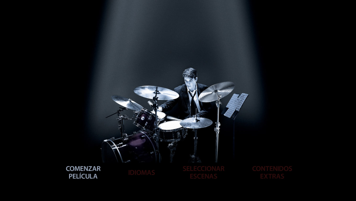 Capturas de imagen y menús del Blu-ray de Whiplash