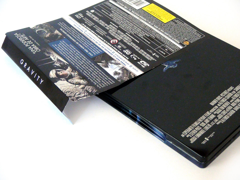 Fotografías del Steelbook de Gravity en Blu-ray 3D y 2D) 8