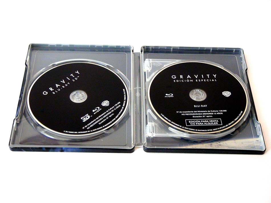 Fotografías del Steelbook de Gravity en Blu-ray 3D y 2D) 12