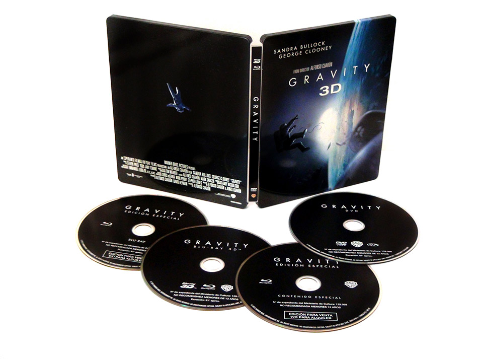 Fotografías del Steelbook de Gravity en Blu-ray 3D y 2D) 16