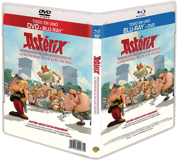 Anuncio oficial del Blu-ray de Astérix: La Residencia de los Dioses