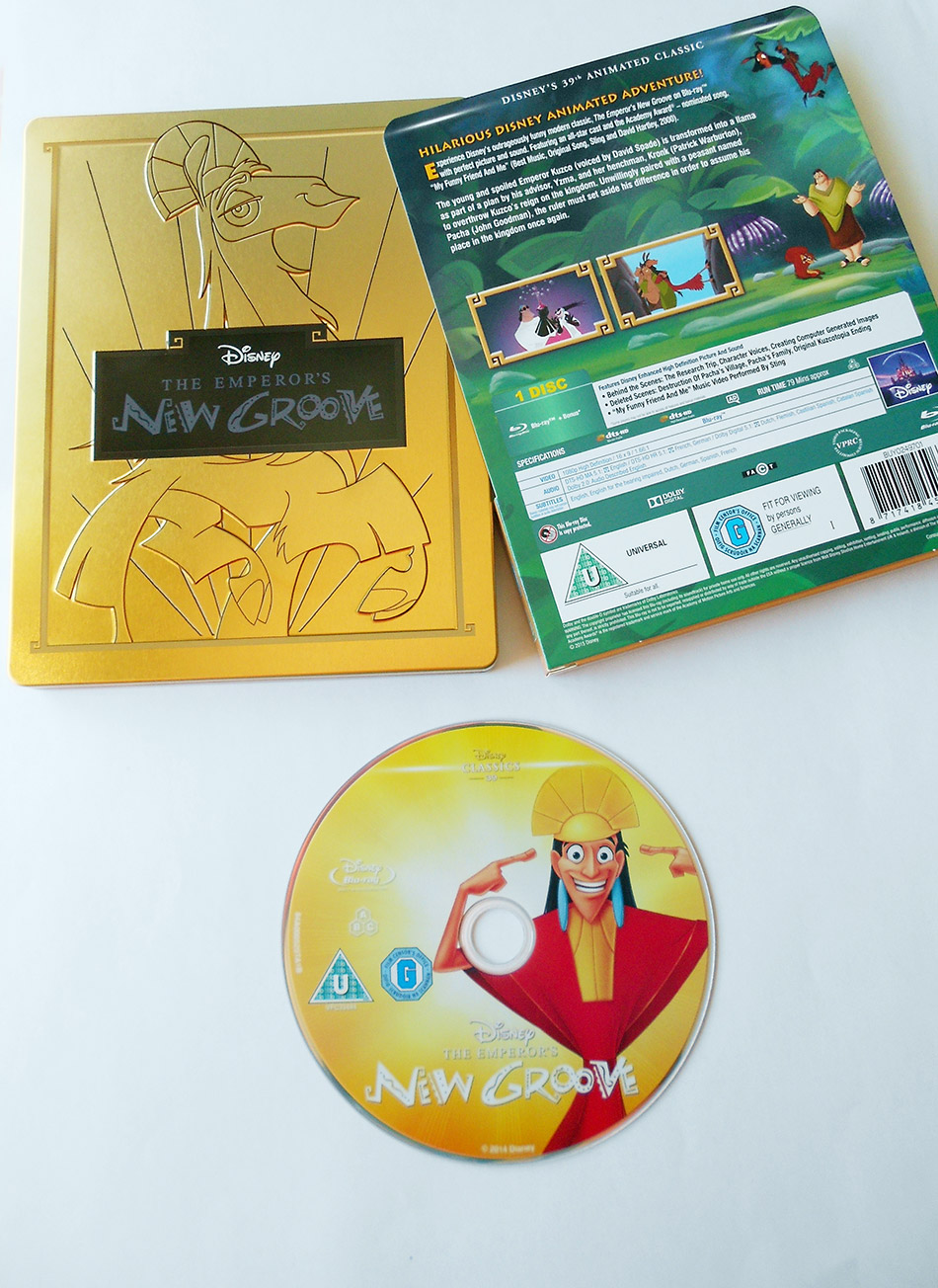 Fotografías del Steelbook El Emperador y sus Locuras (UK) 14