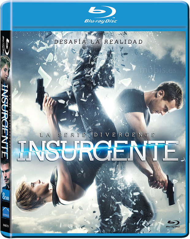 Diseño de la carátula de La Serie Divergente: Insurgente en Blu-ray