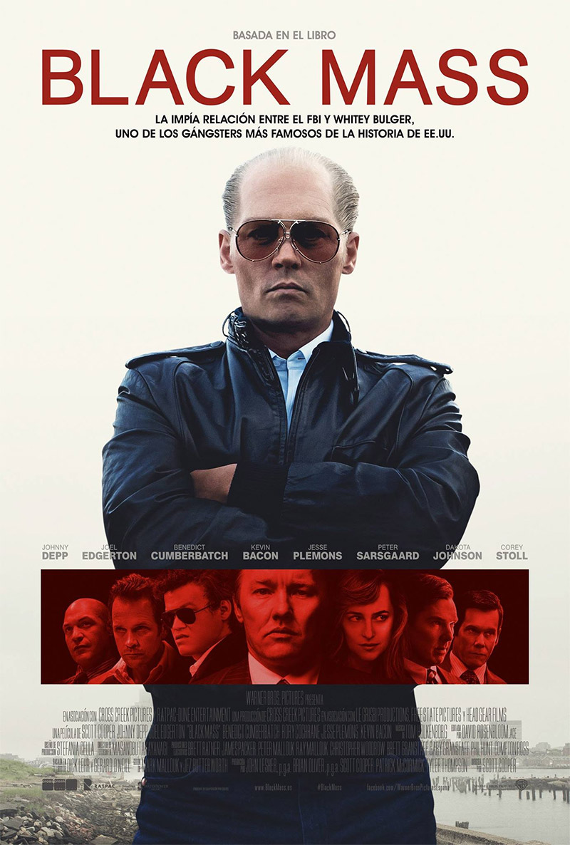 Tráiler y póster para España de Black Mass con Johnny Depp