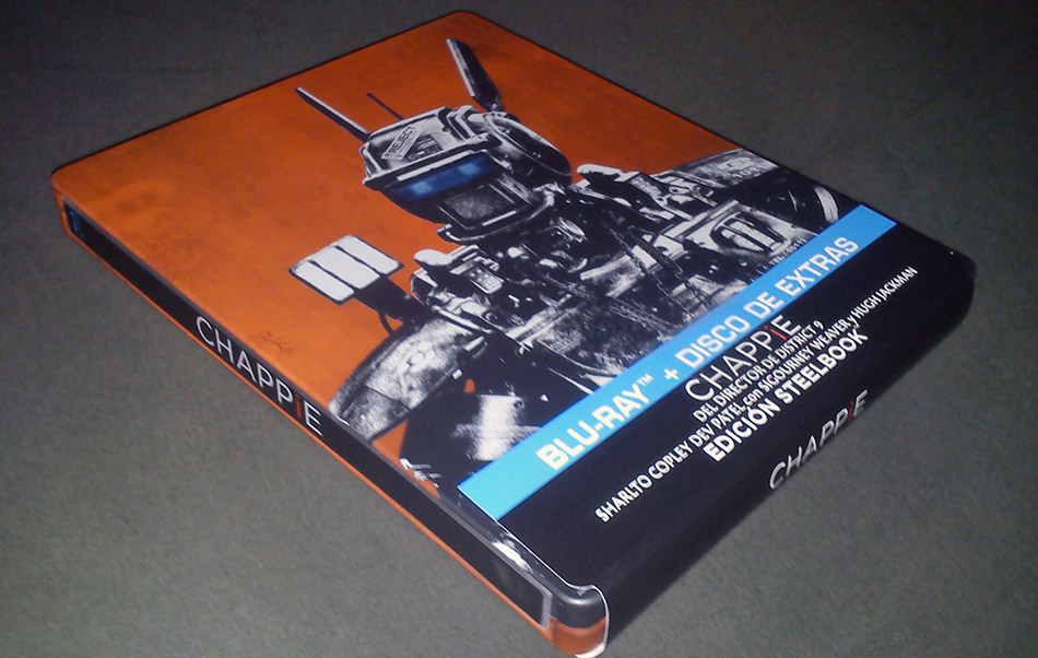 Fotografías del Steelbook de Chappie en Blu-ray