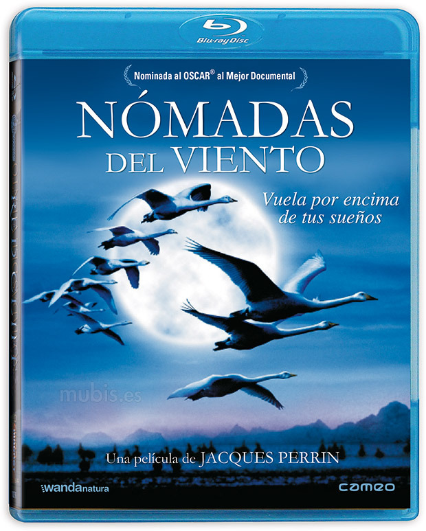 Diseño de la carátula de Nómadas del Viento en Blu-ray