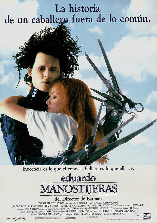 Anuncio oficial del Blu-ray de Eduardo Manostijeras - Edición 25º Aniversario