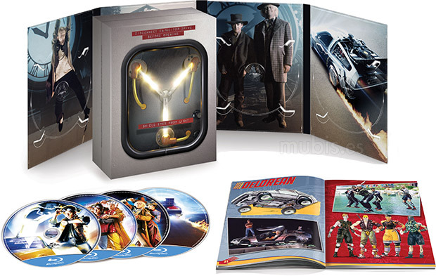 Detalles del Blu-ray de Trilogía Regreso al Futuro - Edición 30º Aniversario