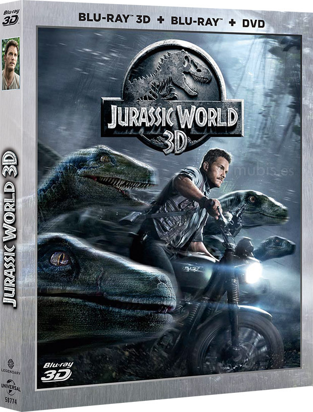 Jurassic World en Blu-ray, Blu-ray 3D y edición limitada con figuras 2