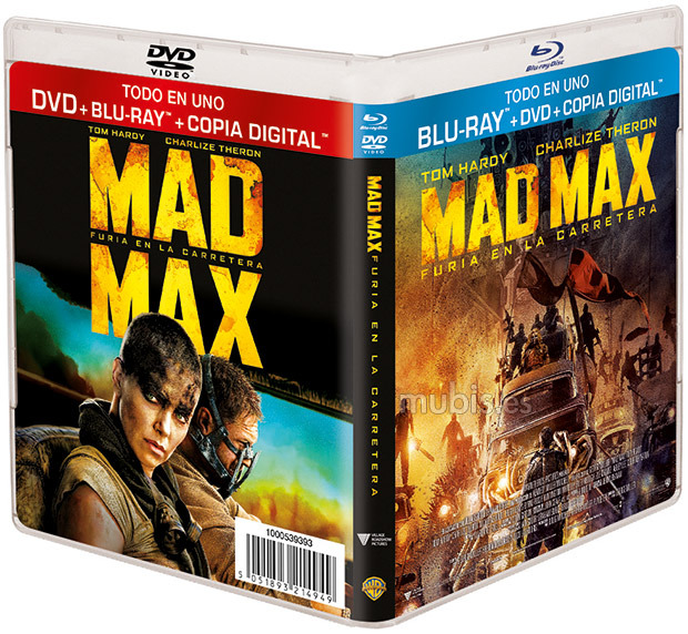 Carátulas y detalles finales de Mad Max: Furia en la Carretera en Blu-ray 3
