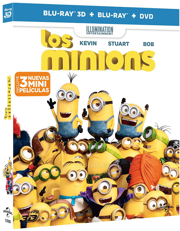 Fecha de salida del Blu-ray de Los Minions