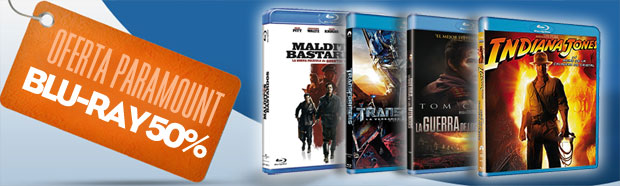 Blu-ray de Paramount y Universal a mitad de precio