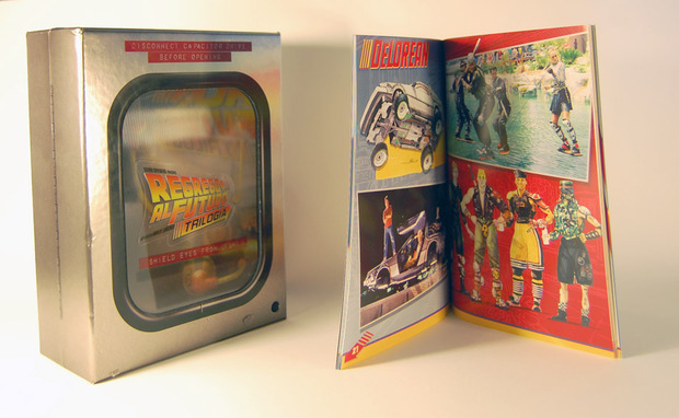 La Trilogía Regreso al Futuro 30º aniversario con luz y digipak 4