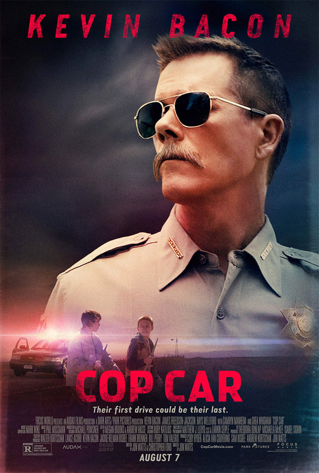 Tráiler en castellano de Coche Policial (Cop Car) con Kevin Bacon