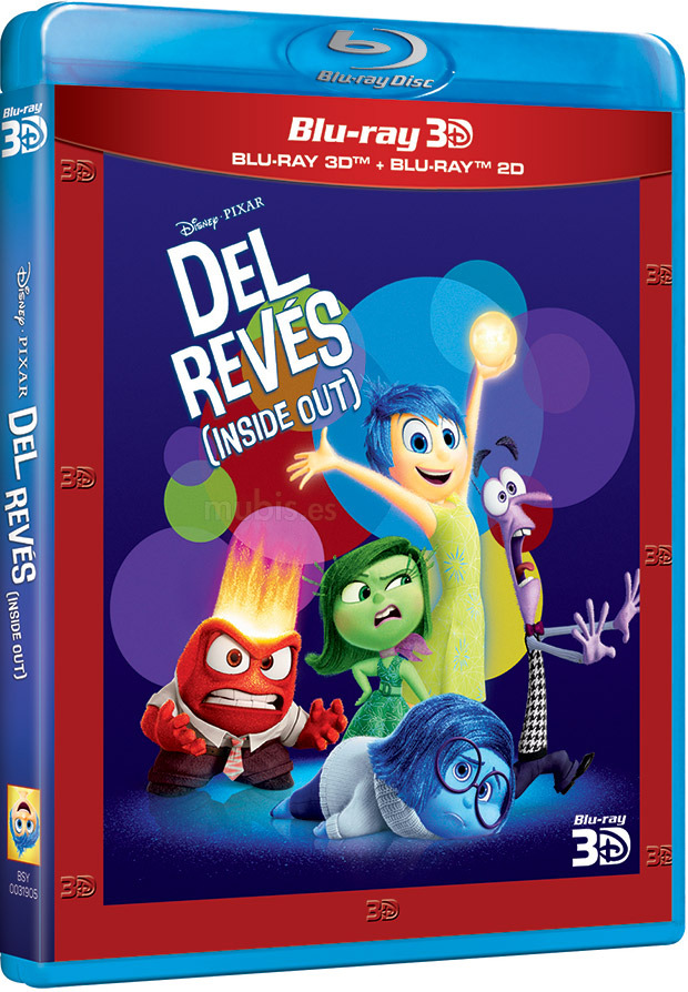 Detalles del Blu-ray de Del Revés (Inside Out) - Edición Metálica