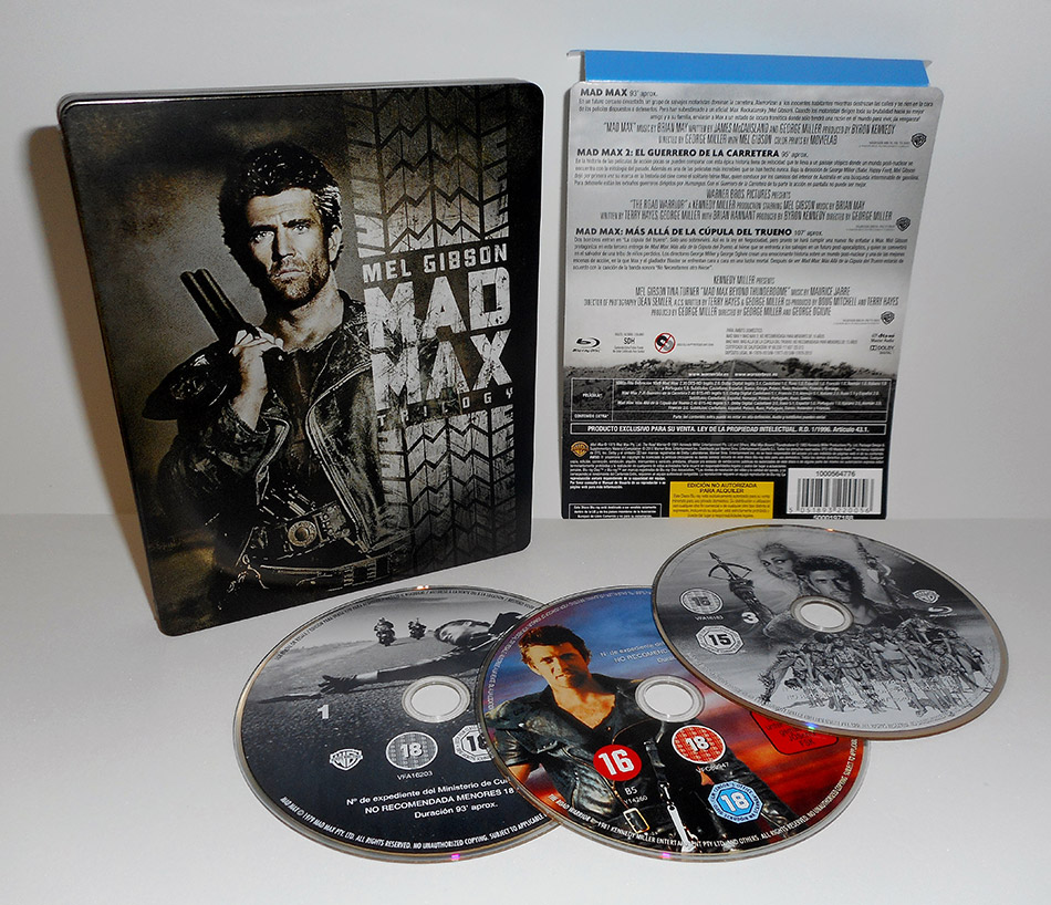 Fotografías del Steelbook de la Trilogía Mad Max en Blu-ray 11