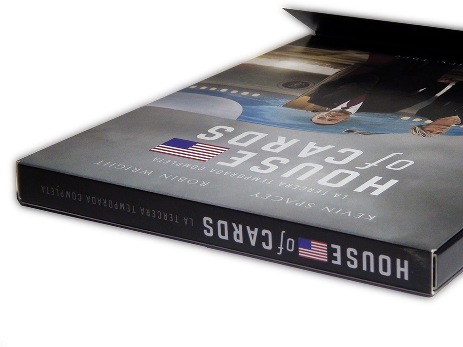 Fotografías de la tercera temporada de House of Cards en Blu-ray 4