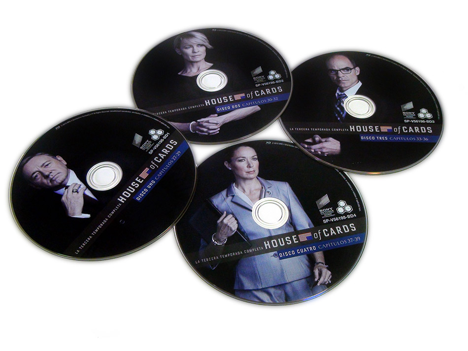 Fotografías de la tercera temporada de House of Cards en Blu-ray 13