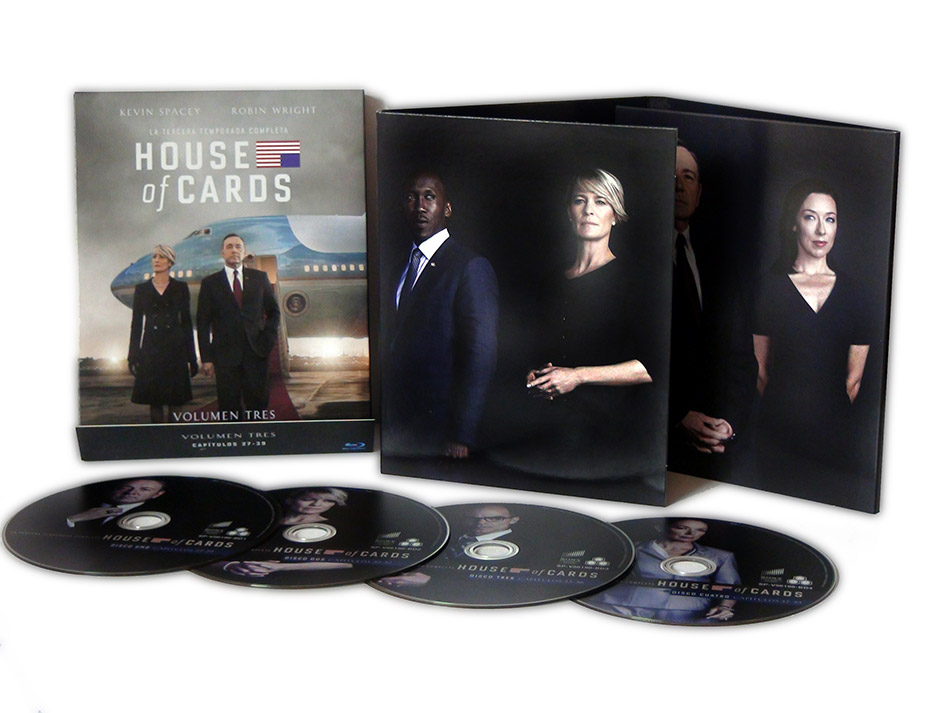 Fotografías de la tercera temporada de House of Cards en Blu-ray 14